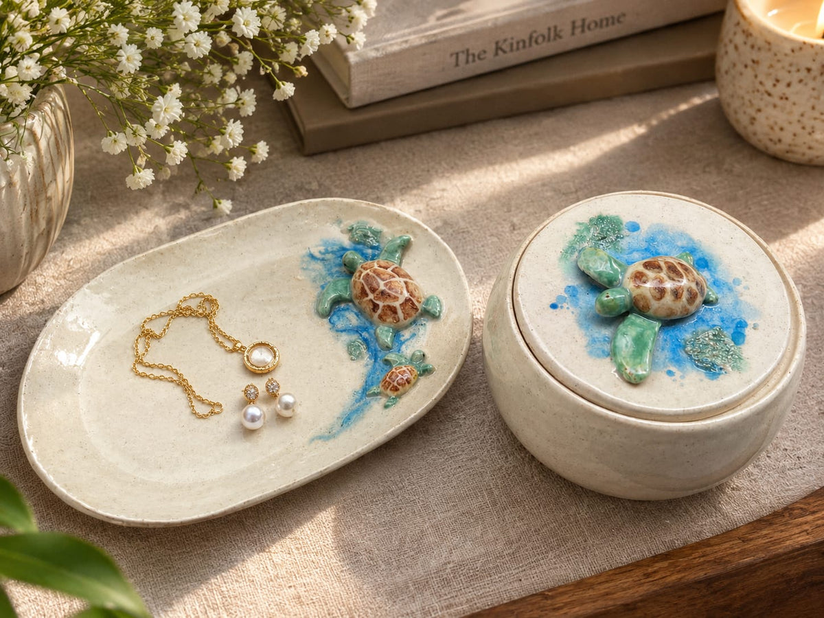 The Small Way Home - Handcrafted Trinket Dish & Treasure Box
