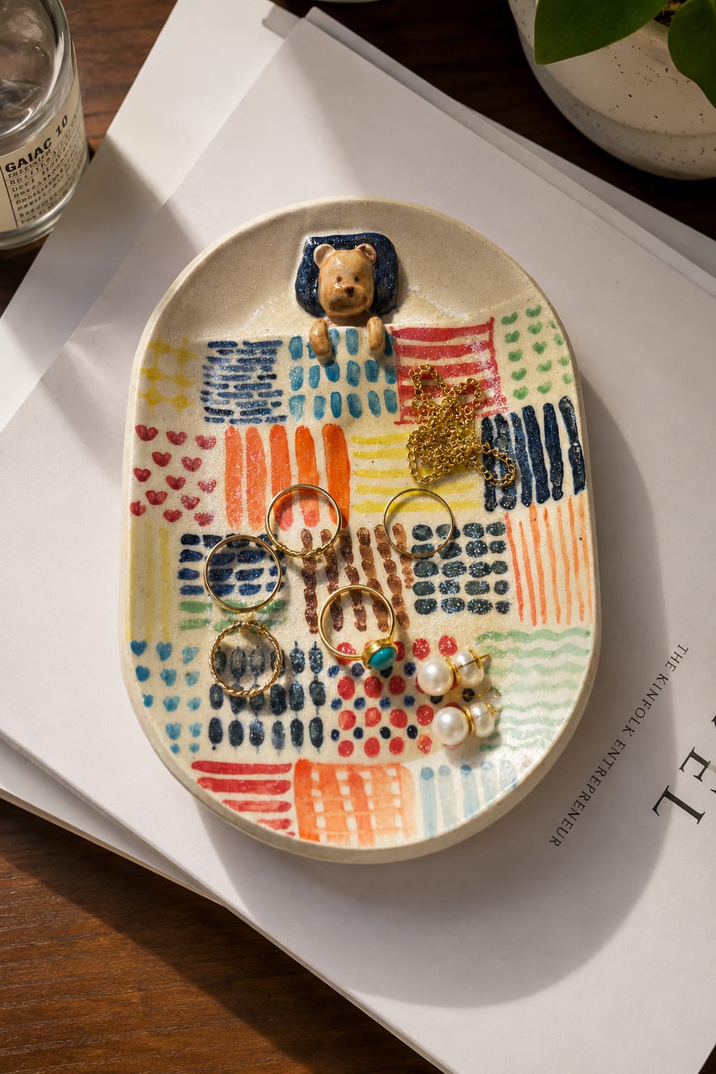 The little catch all for beautiful messes - handmade ceramic trinket dish.