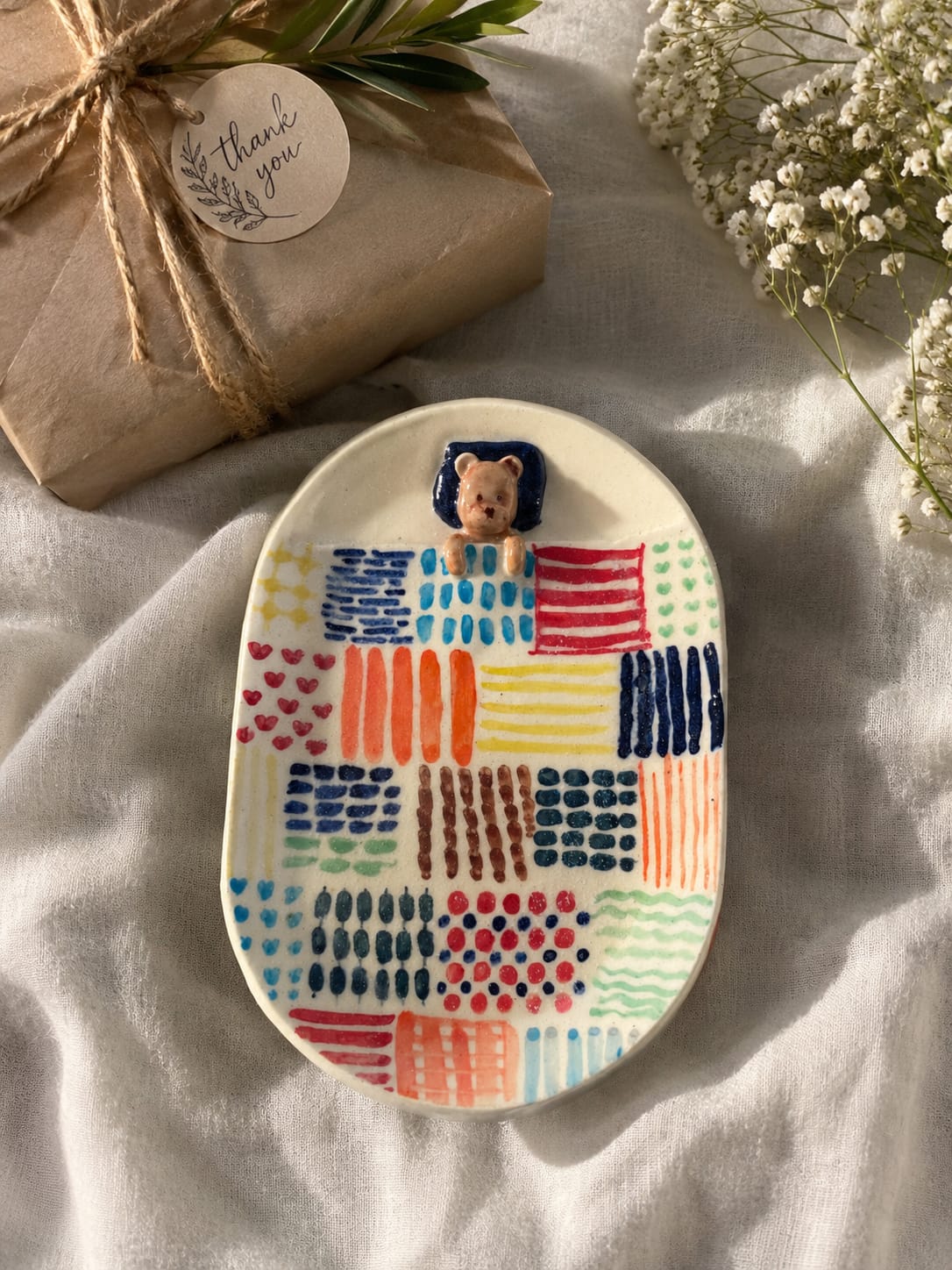 The little catch all for beautiful messes - handmade ceramic trinket dish.