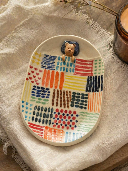 The little catch all for beautiful messes - handmade ceramic trinket dish.