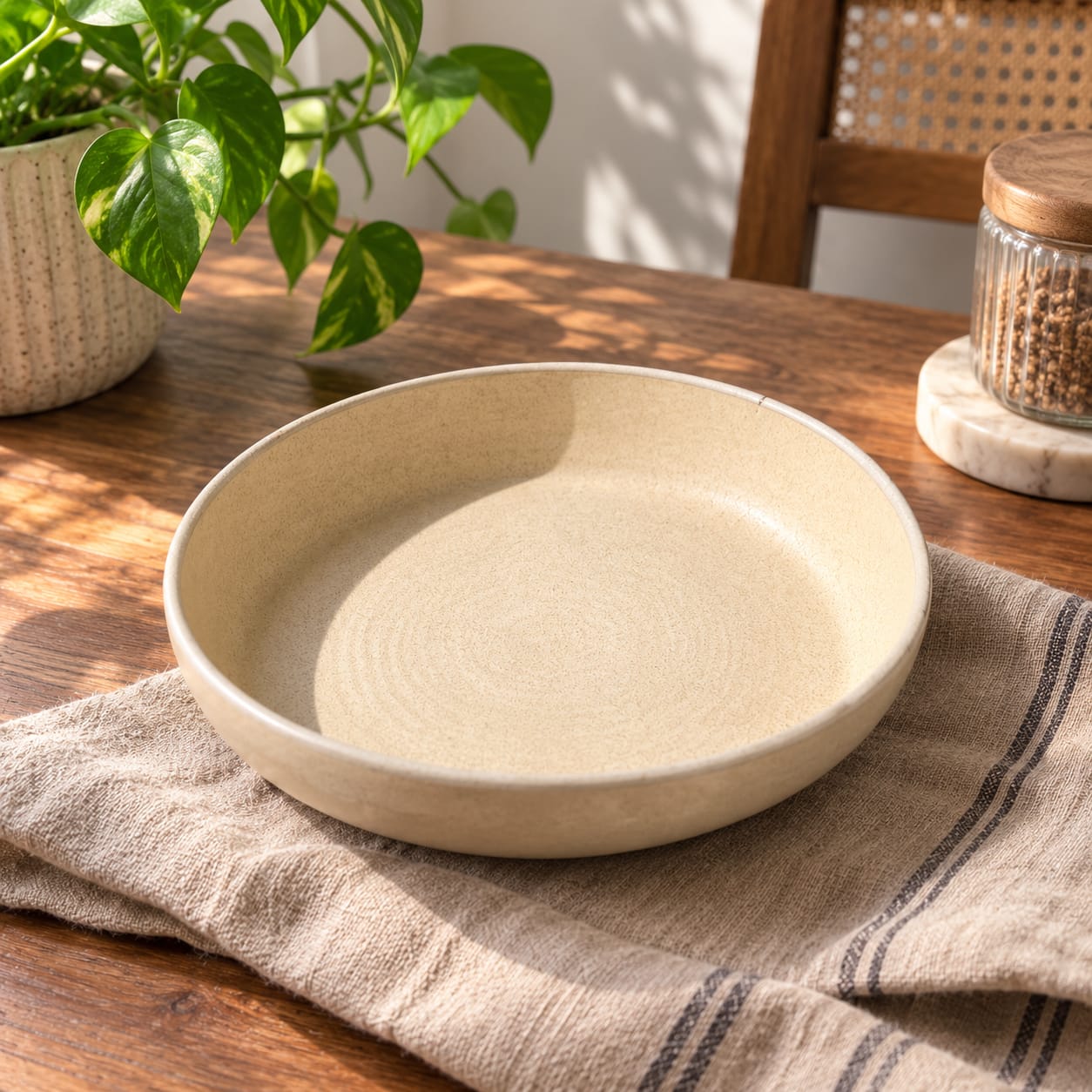 Handcrafted Ceramic Pasta Bowl - Artisan Dinnerware for Pasta, Salad & Everyday Dinning
