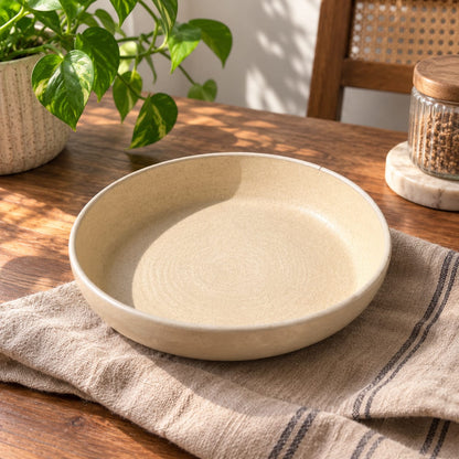 Handcrafted Ceramic Pasta Bowl - Artisan Dinnerware for Pasta, Salad & Everyday Dinning