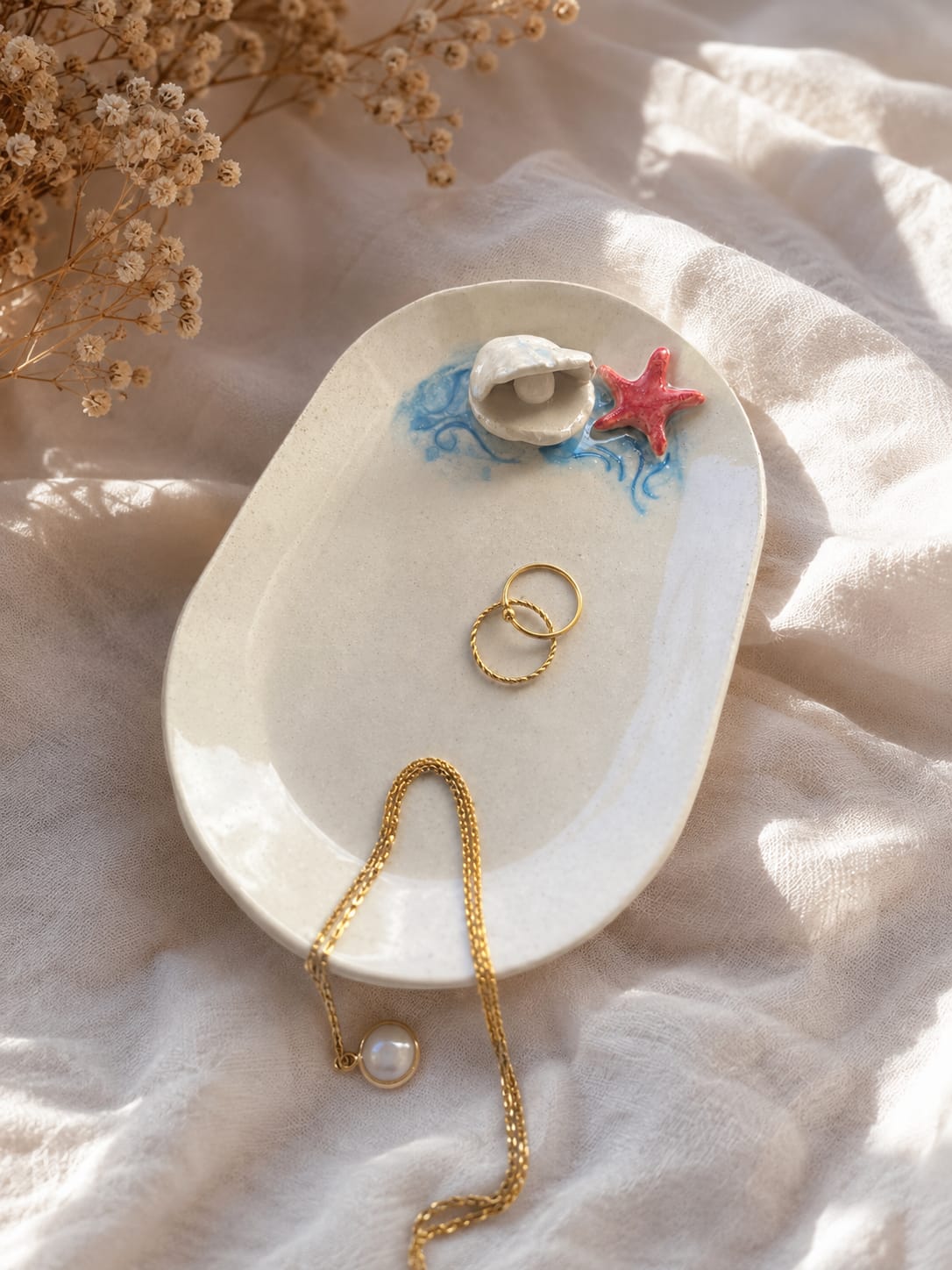 Shoreline Treasures - Keepsake Dish & Treasure Box Set.