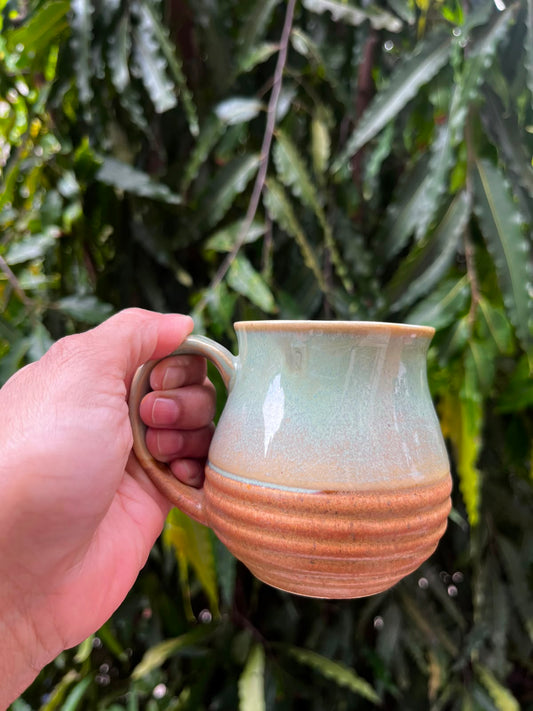 Handmade Rustic Ceramic Dobara Mug - Artisan Coffee & Tea Cups.