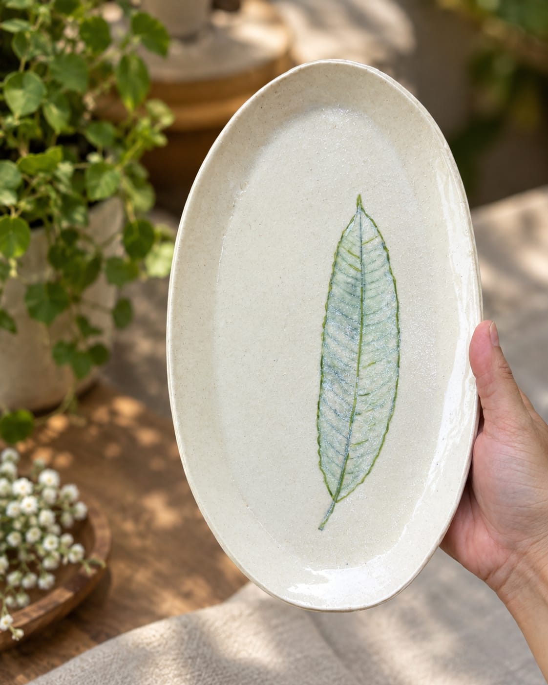 THE INDIAN TABLE — KAIRI & LEAF SET