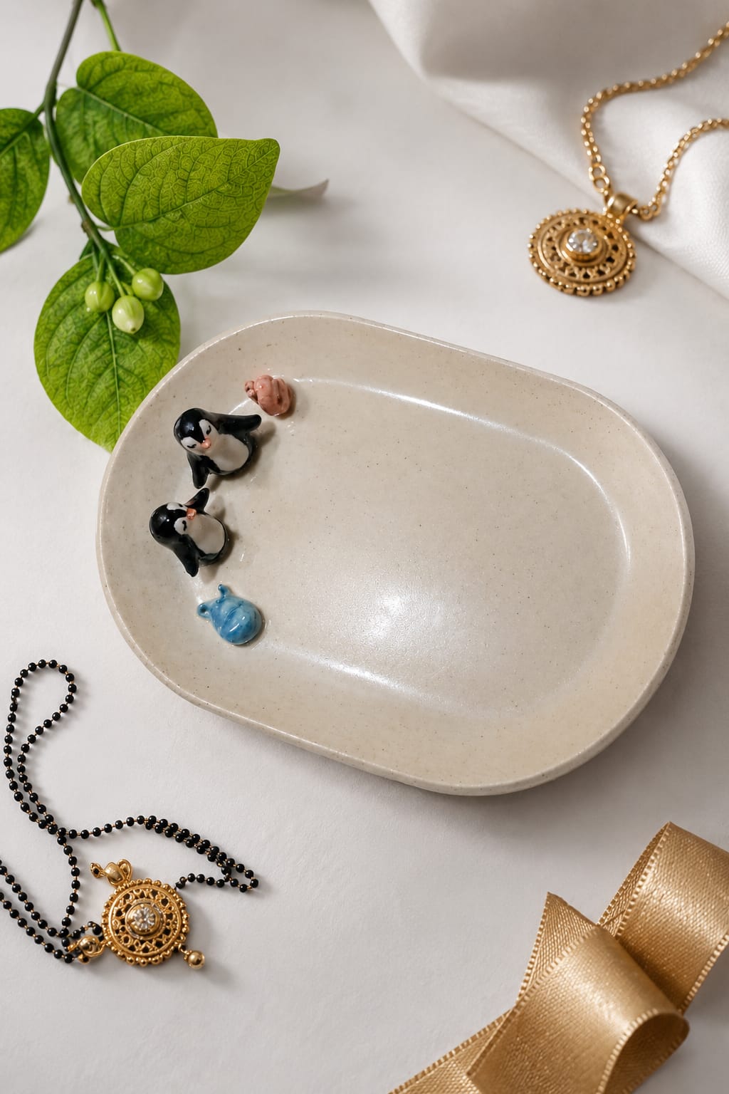 Little Gathering - Handmade Ceramic Trinket Dish.