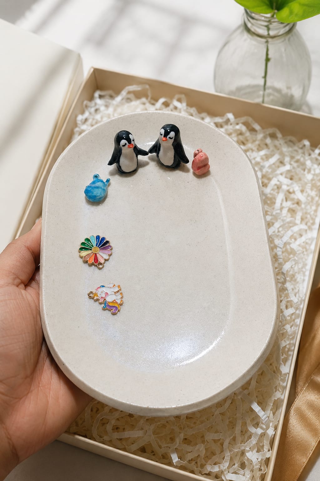 Little Gathering - Handmade Ceramic Trinket Dish.