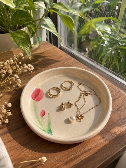 Handmade Tulip Mug & Cookie Plate Gift Set
