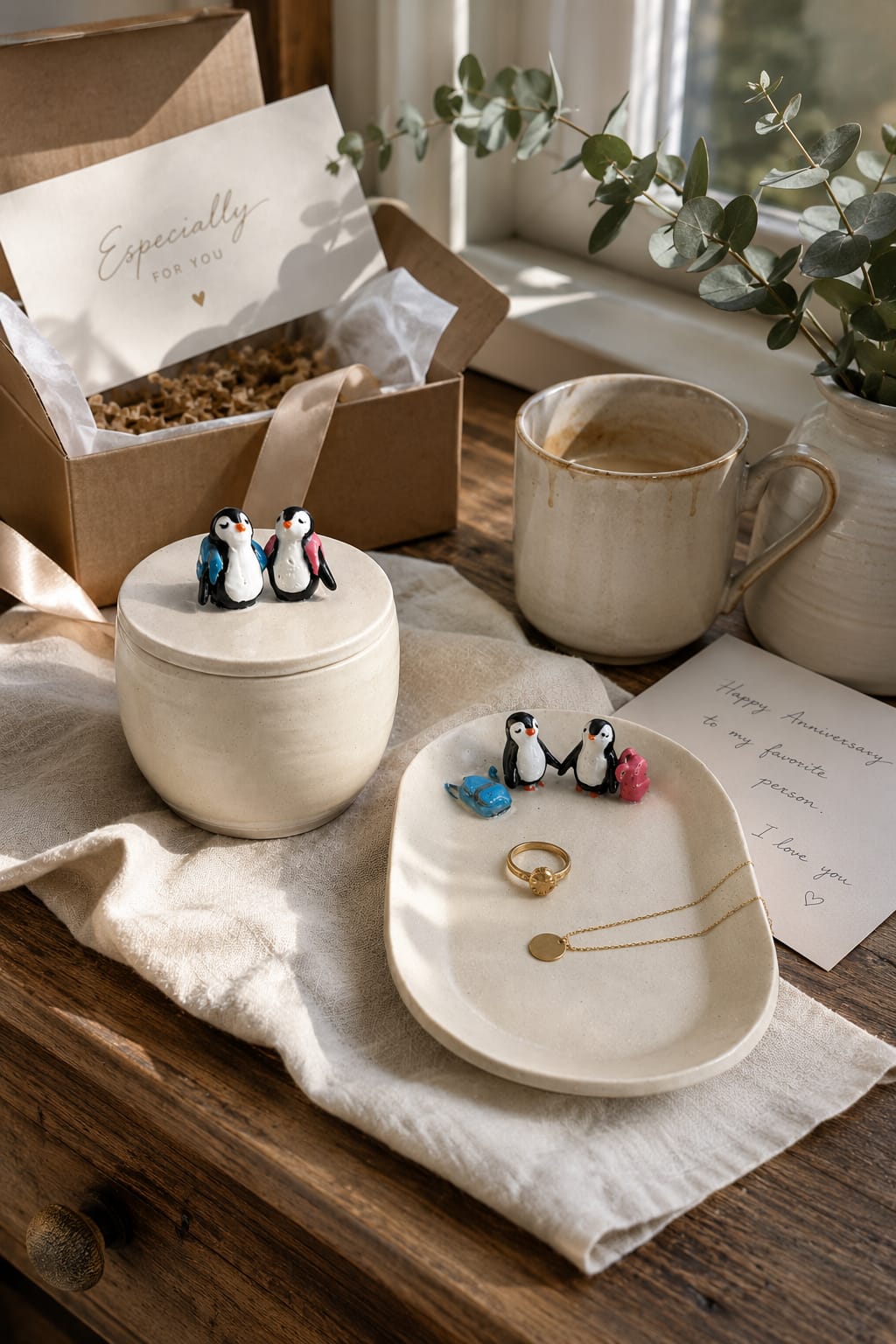 Little Gatherings - Trinket Dish & Keepsake Jar Set.