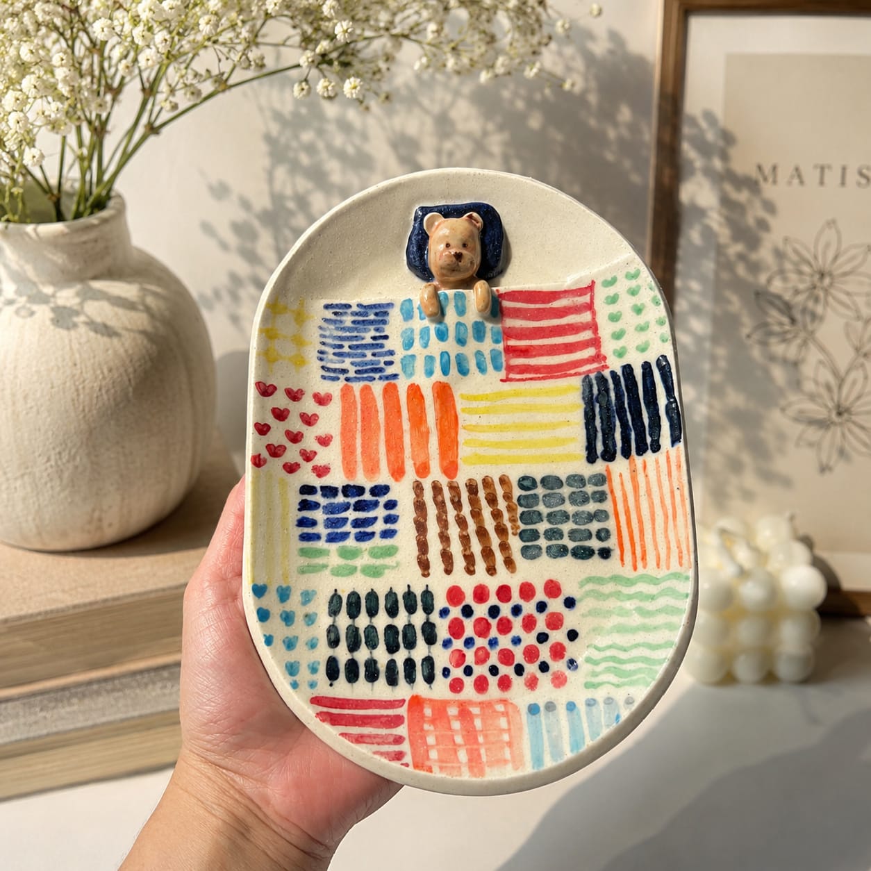 The little catch all for beautiful messes - handmade ceramic trinket dish.