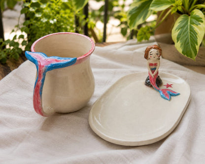 A Little Mermaid to keep - Trinket Dish & Mug Set
