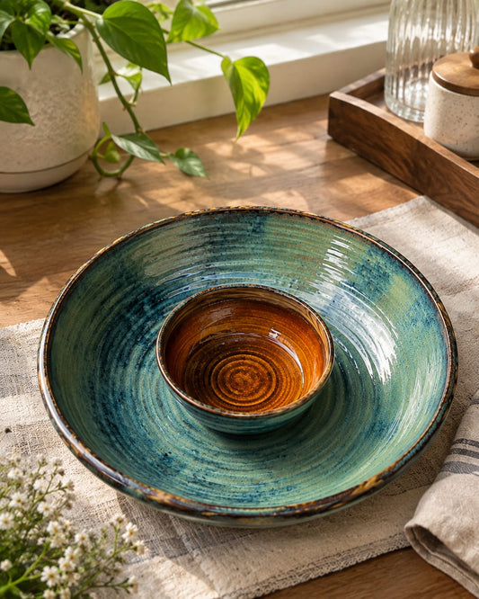 The Centrepiece Chip & Dip Serving Set