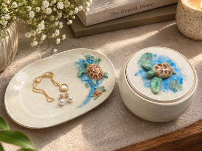 The Small Way Home - Handcrafted Trinket Dish & Treasure Box