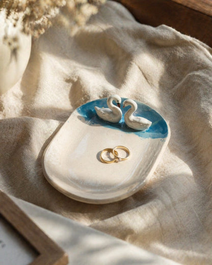Where Love Comes Home - Handmade Ceramic Trinket Dish